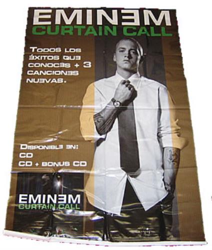 Eminem Curtain Call Mexican Promo display (354393)